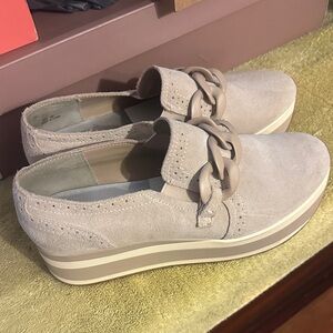 Dolce Vita Cream Platform Loafers